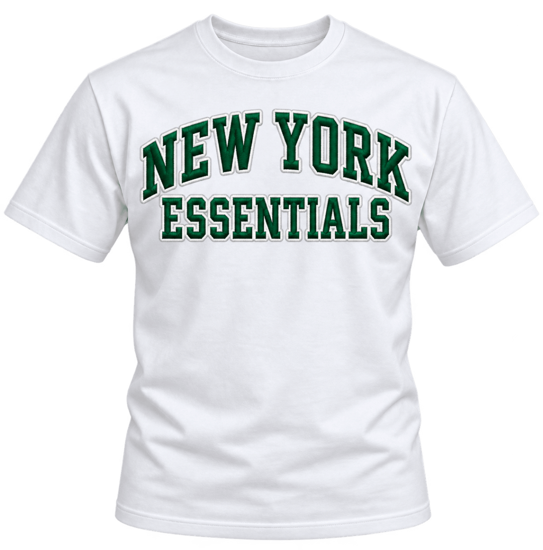 New York Essentials T-Shirt – White – Jets | Jawns on Fire - T-Shirt - Jawns on Fire Sneakers &amp; Shoes