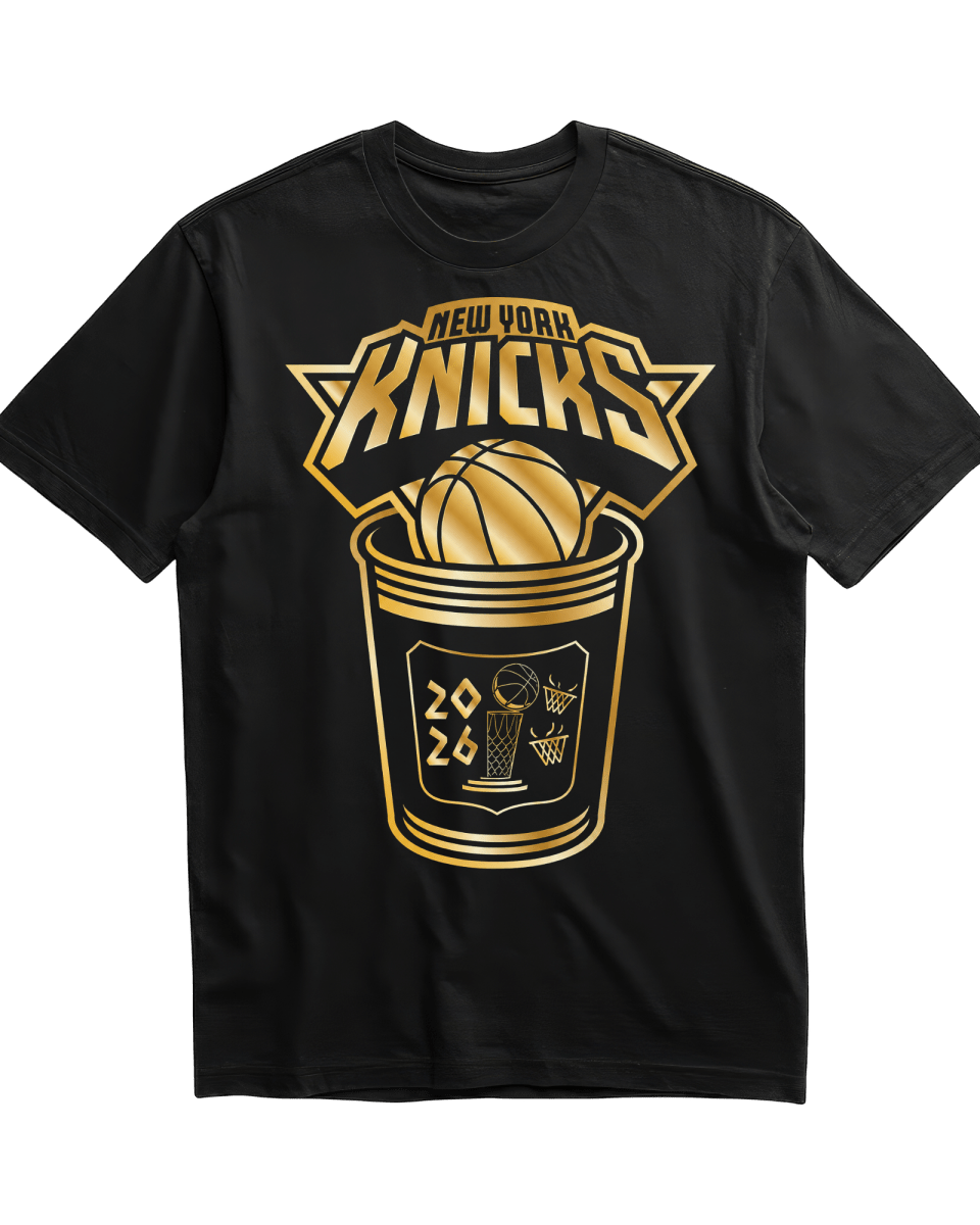 New York Knicks Chinese 2026 NBA World Champions - Black T-Shirt - T-Shirt - Jawns on Fire Sneakers & Shoes