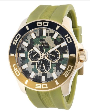 Invicta Pro Diver Impact Men's Watch - 50mm, Olive Green 46036