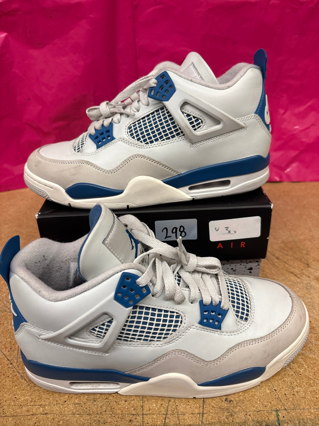 Jordan 4 Military Blue Mens 8.5