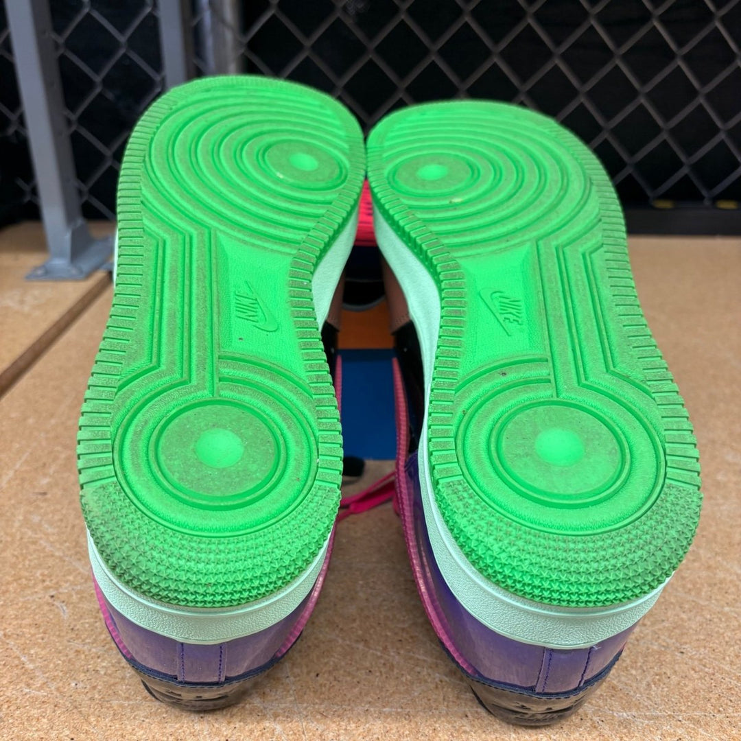 Nike Air Force 1 Low SP Undefeated Multi-Patent Pink Prime (Men 14) Used - Sneakers - Jawns on Fire Sneakers &amp; Shoes