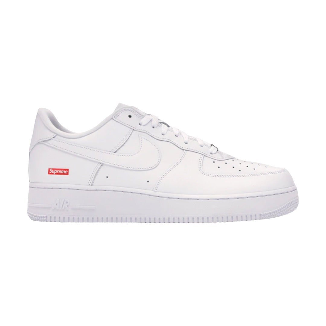 Nike Air Force 1 Supreme Low White - Sneakers - Jawns on Fire Sneakers & Shoes