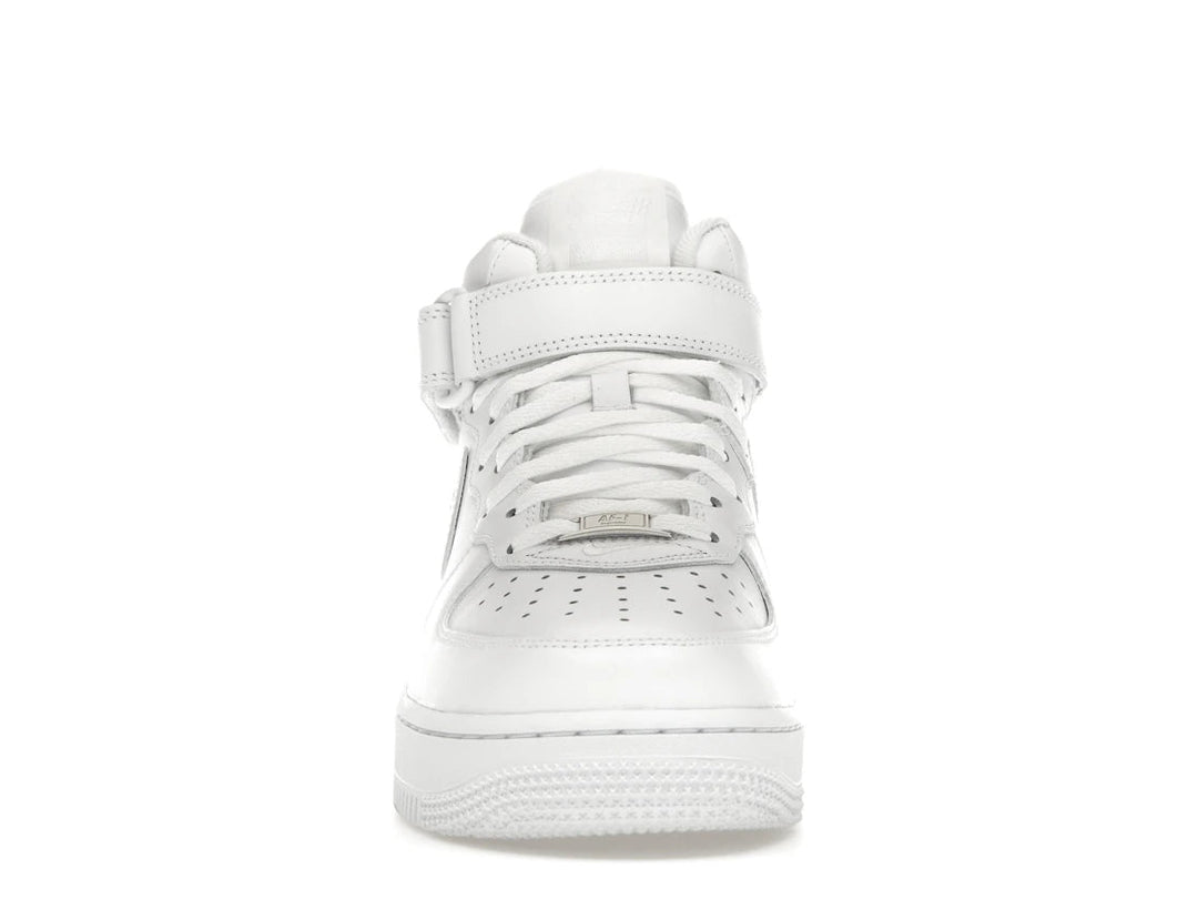 Nike Air Force 1 Supreme Mid White - Sneakers - Jawns on Fire Sneakers & Shoes