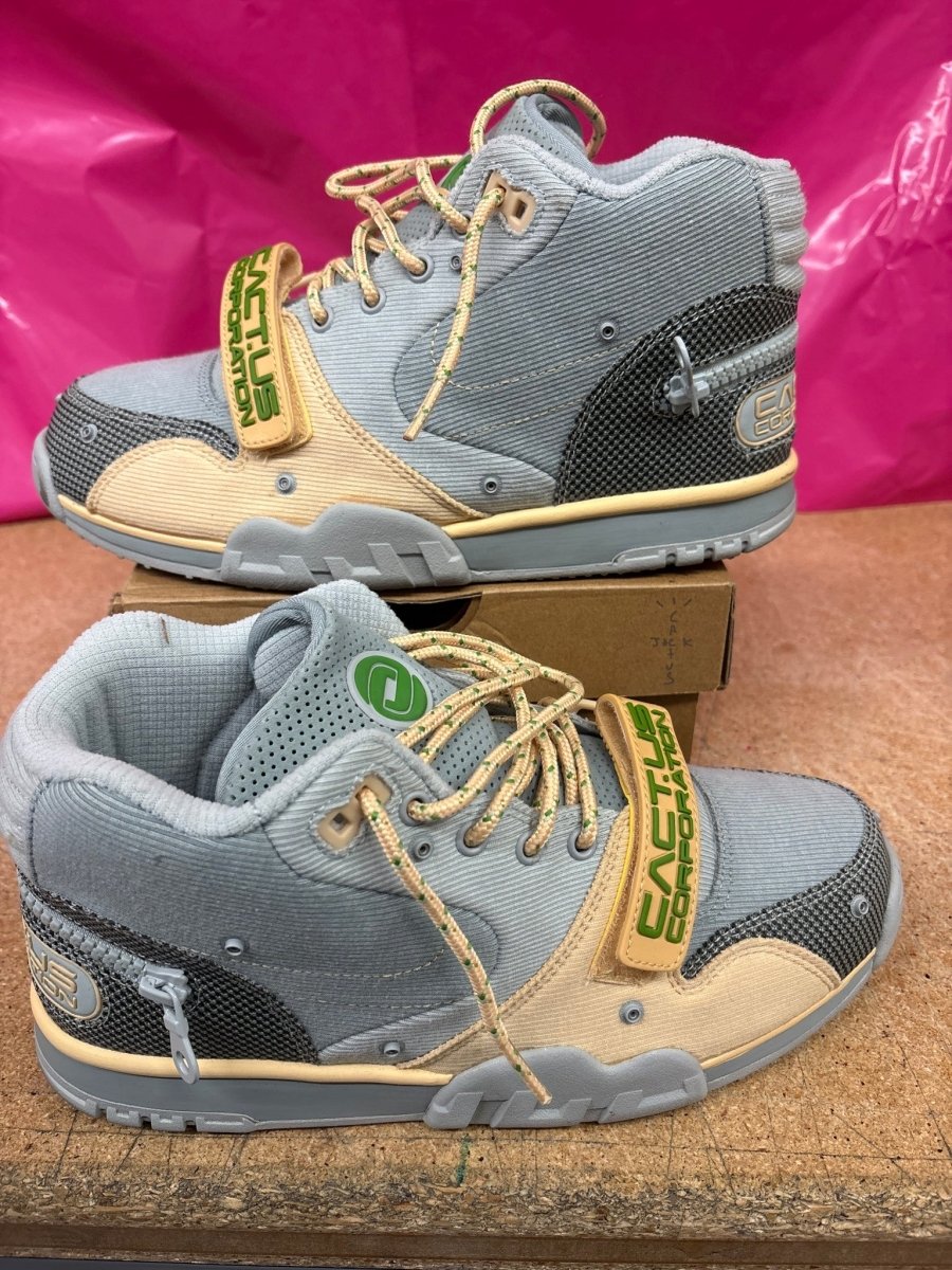 Nike Air Trainer Travis Scott Grey Haze Men’s 8 Used - Sneakers - Jawns on Fire Sneakers &amp; Shoes