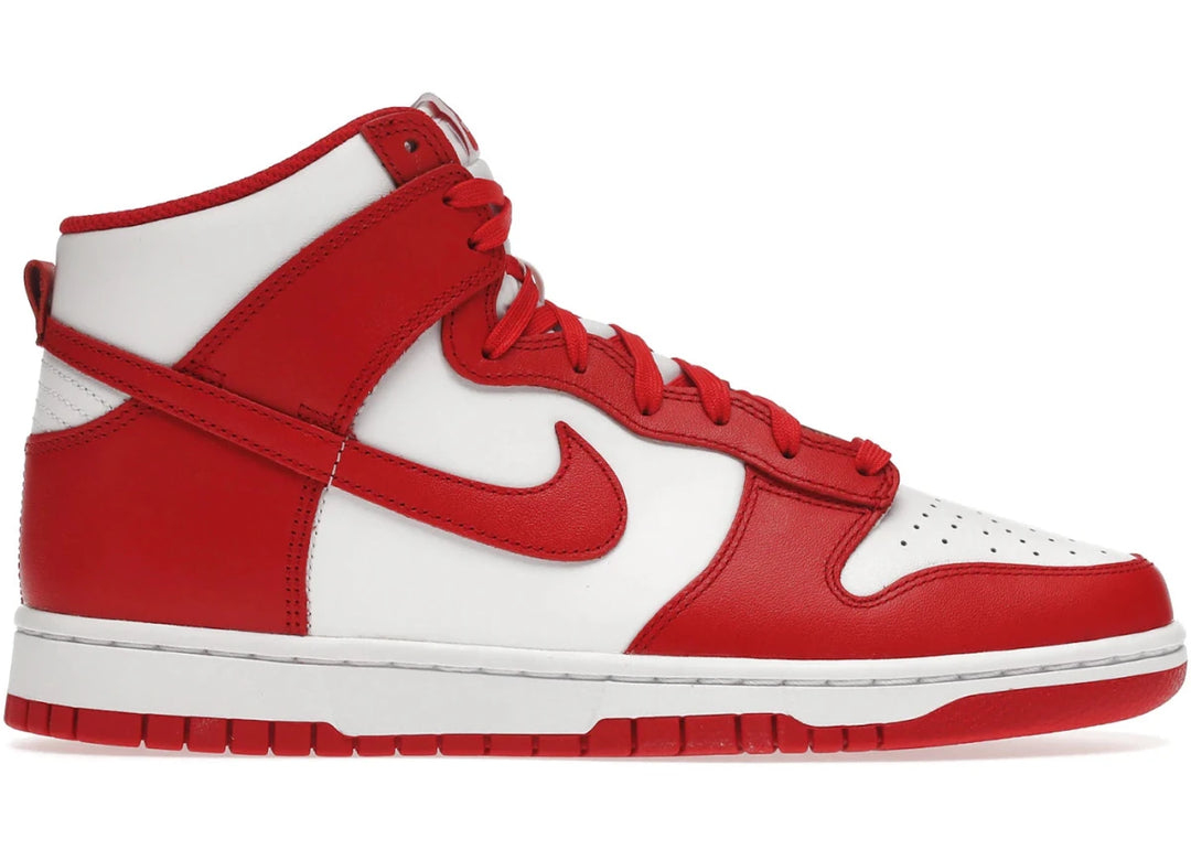 Nike Dunk High Championship White Red - Sneakers - Jawns on Fire Sneakers & Shoes