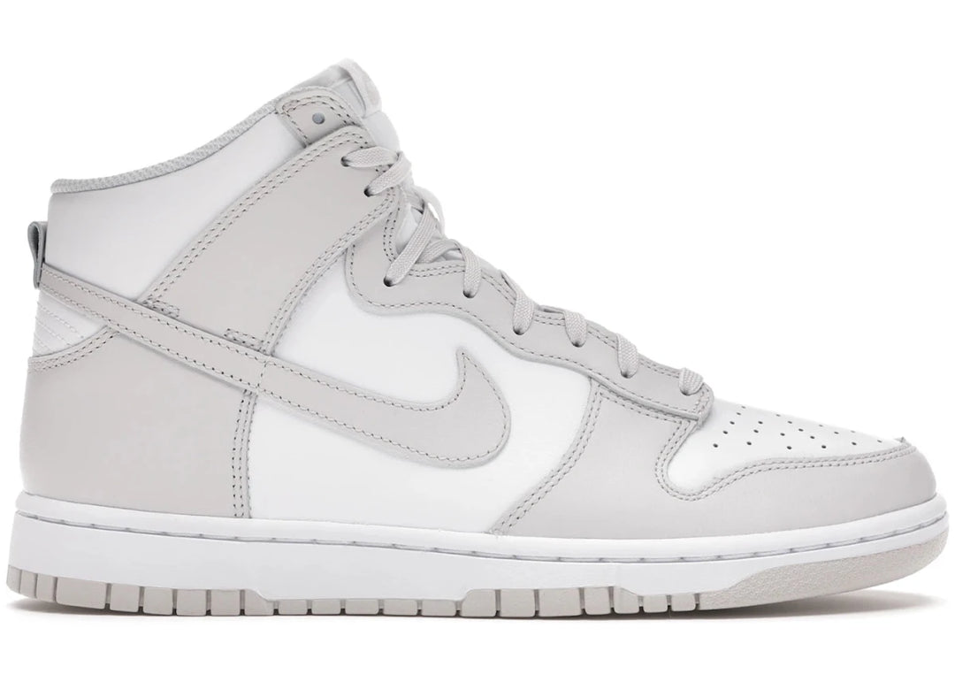 Nike Dunk High Retro White Vast Grey - Sneakers - Jawns on Fire Sneakers & Shoes