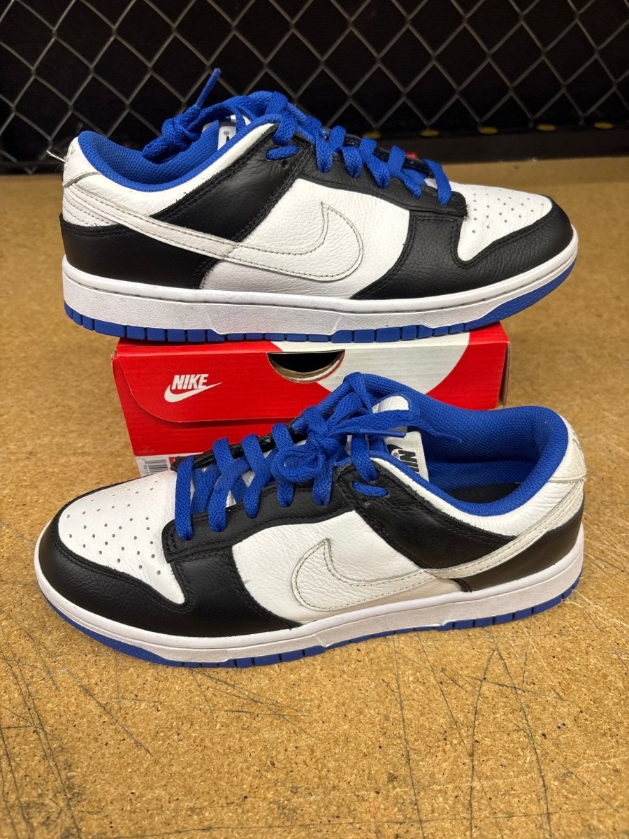 Nike Dunk Low Black Blue Mens 9 Used - Sneakers - Jawns on Fire Sneakers & Shoes