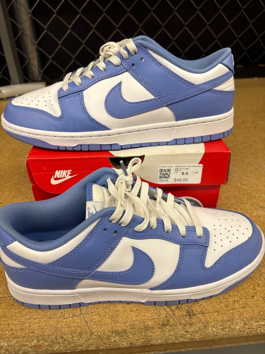 Nike Dunk Low Polar Blue Men 9.5 Used - Sneakers - Jawns on Fire Sneakers & Shoes