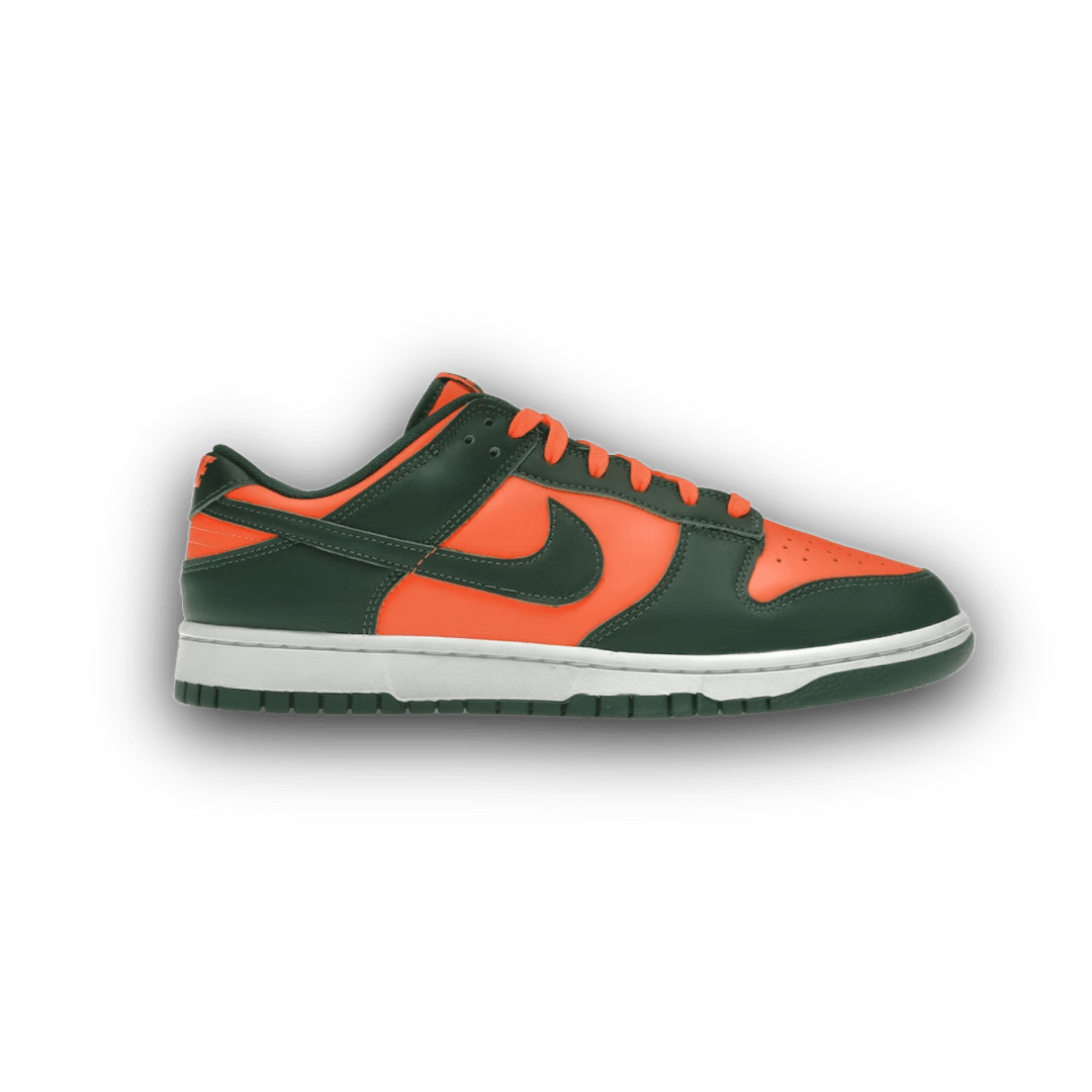 Nike Dunk Low Retro Miami Hurricanes - Sneakers - Jawns on Fire Sneakers & Shoes