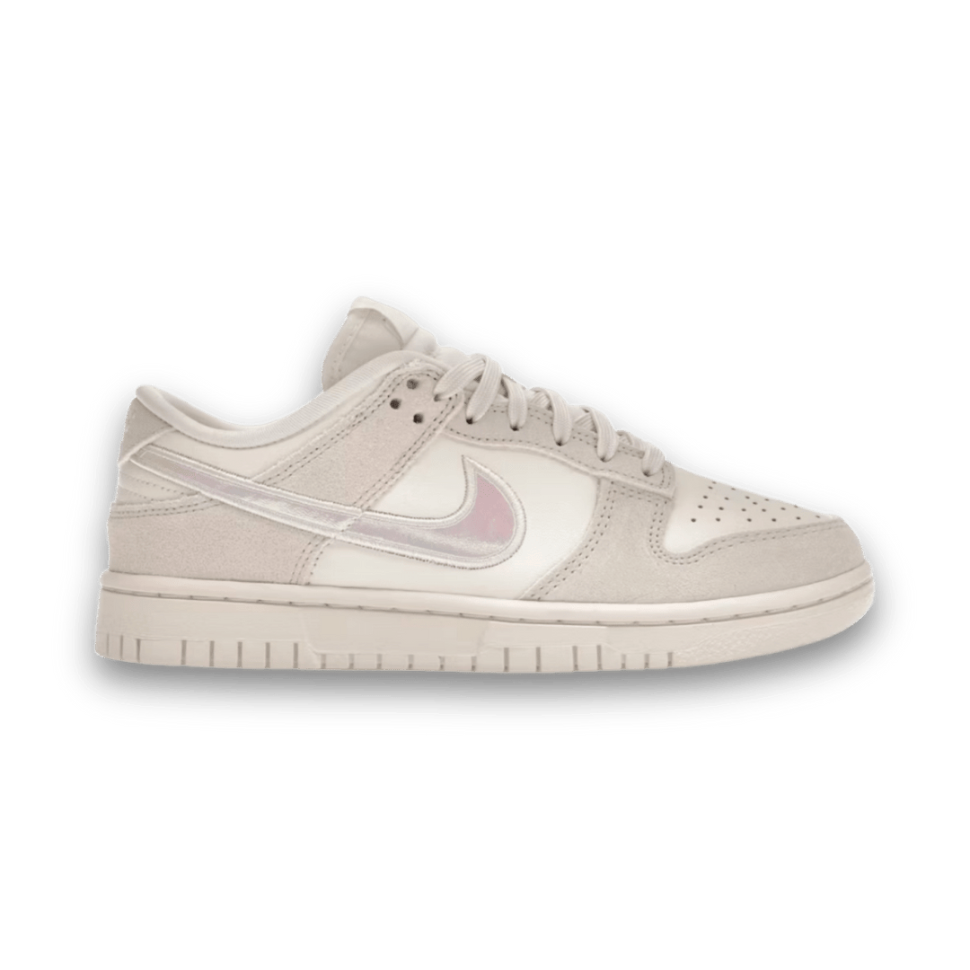 Nike Dunk Low Sail Iridescent Swoosh (Women's) - Sneakers - Jawns on Fire Sneakers & Shoes