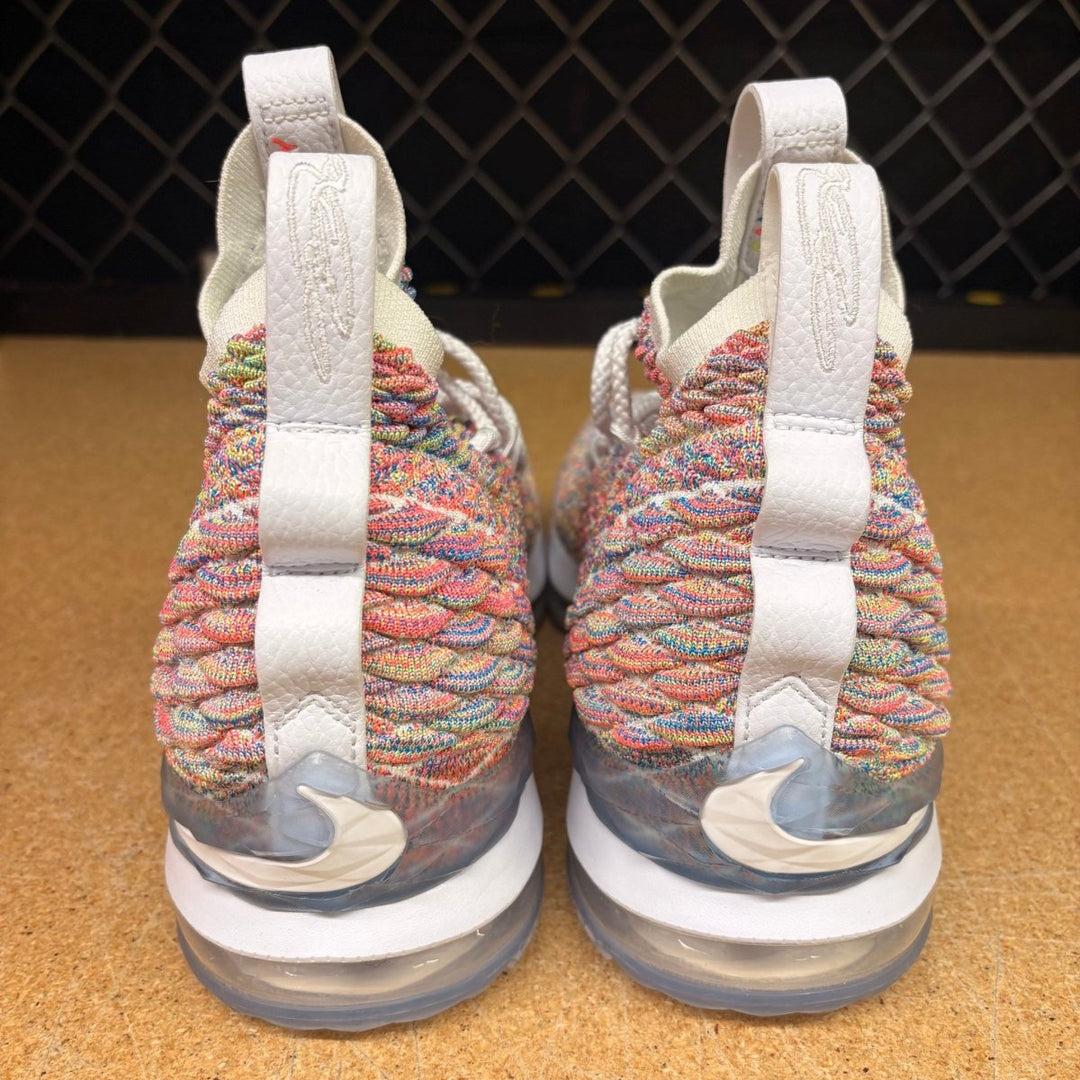 Nike LeBron 15 Fruity Pebbles Men 12 Used - Sneakers - Jawns on Fire Sneakers &amp; Shoes