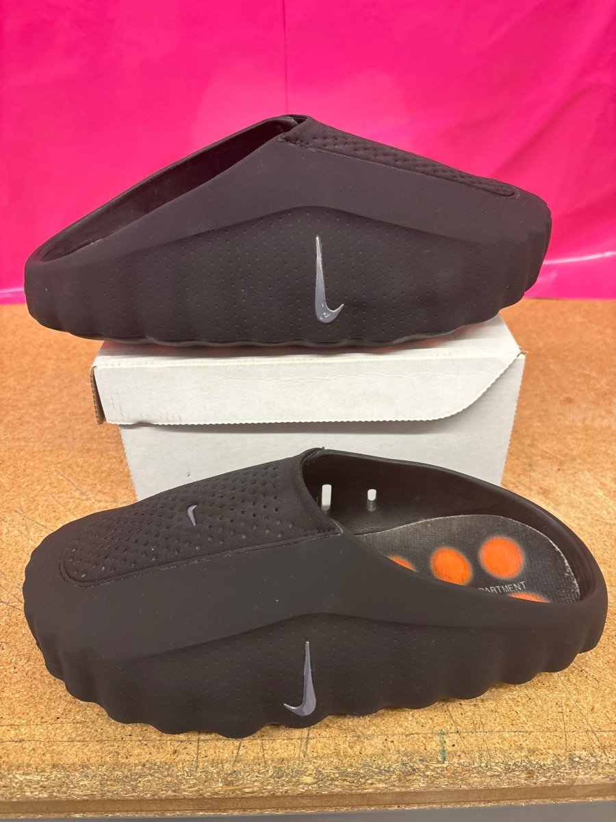 Nike Mind Slide Black Chrome Mens 11 Used No Box - Sneakers - Jawns on Fire Sneakers &amp; Shoes