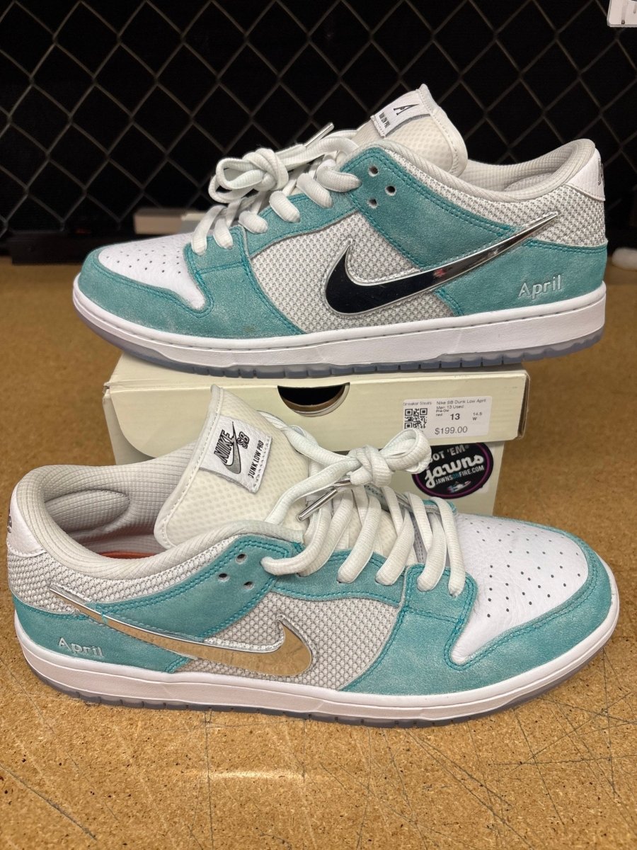 Nike SB Dunk Low April Men 13 Used - Sneakers - Jawns on Fire Sneakers & Shoes