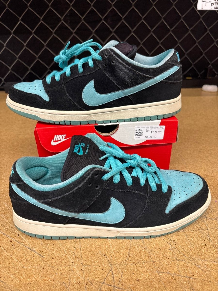 Nike SB Dunk Low Clear Jade Men 11.5 Used - Rep Box - Sneakers - Jawns on Fire Sneakers & Shoes