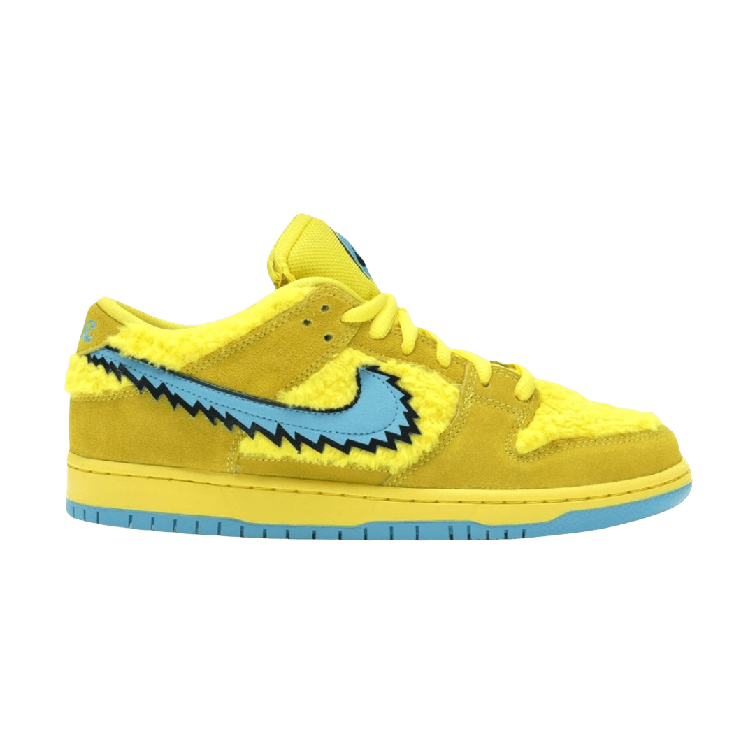 Nike SB Dunk Low Grateful Dead Bears Opti Yellow - Sneakers - Jawns on Fire Sneakers &amp; Shoes