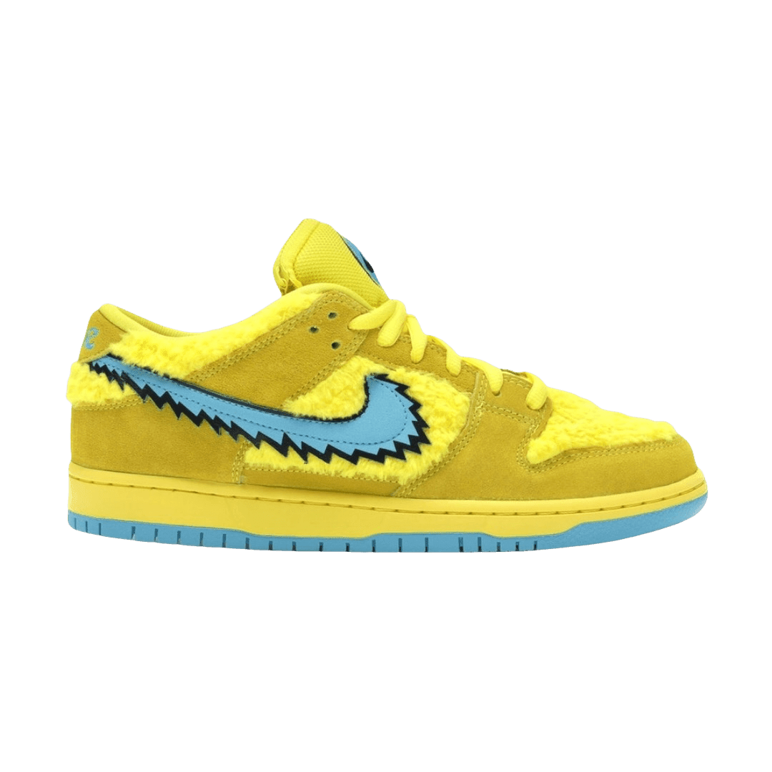Nike SB Dunk Low Grateful Dead Bears Opti Yellow - Sneakers - Jawns on Fire Sneakers & Shoes