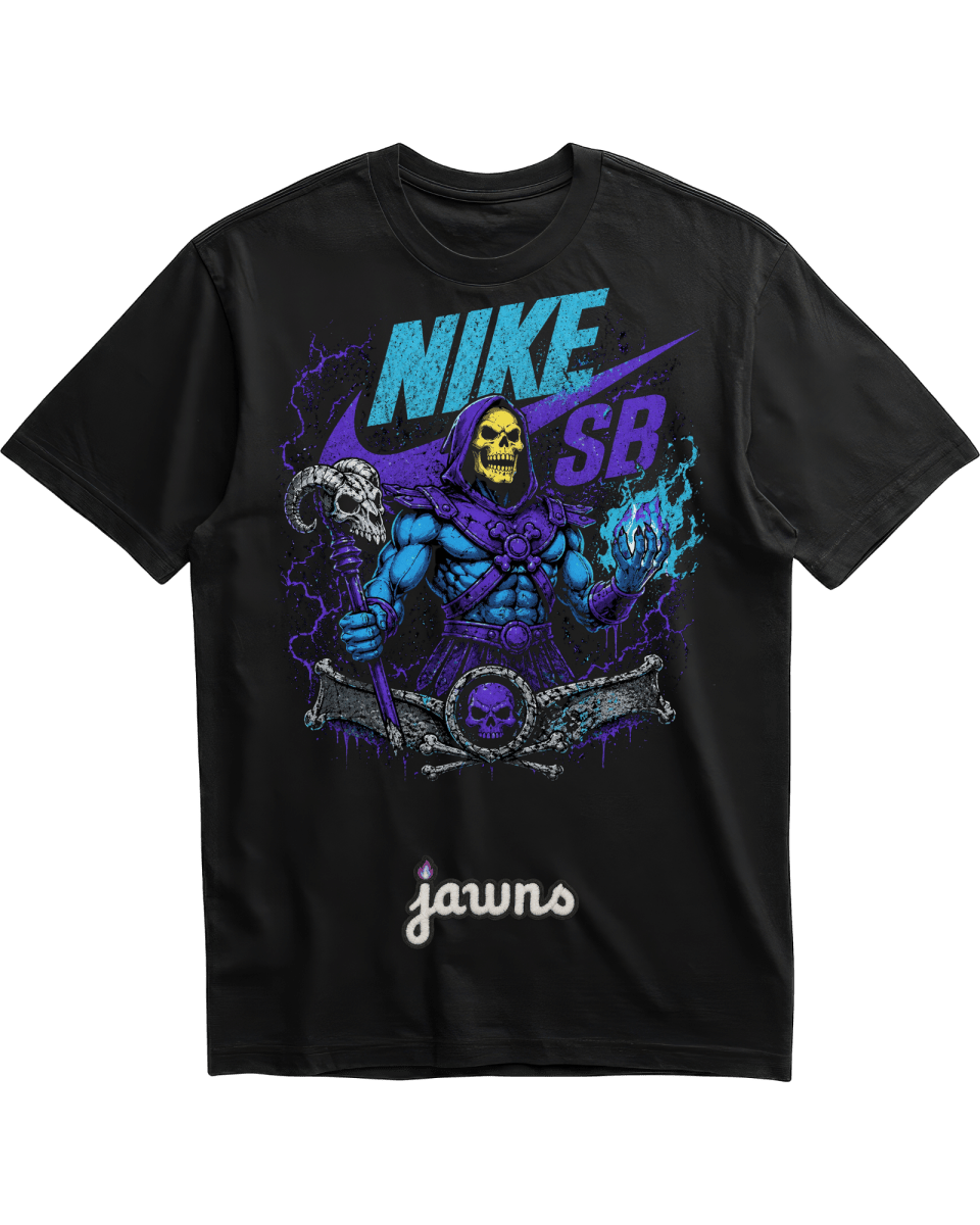 Nike Sb Skeletors - Skeletor - Black T-Shirt - Only Jawns - T-Shirt - Jawns on Fire Sneakers & Shoes