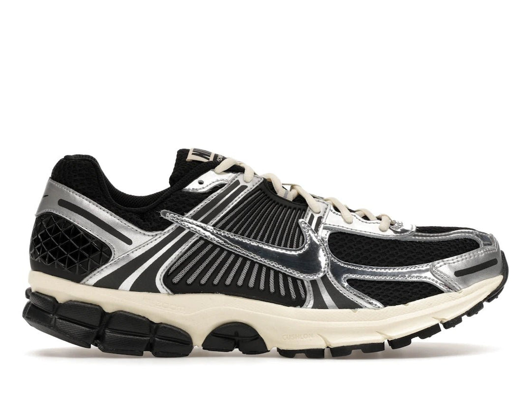 Nike Zoom Vomero 5 Black Metallic Silver Coconut Milk Chrome - Sneakers - Jawns on Fire Sneakers & Shoes