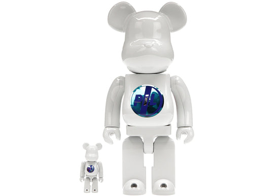 Bearbrick PiL 100% &amp; 400% Set Chrome Ver.