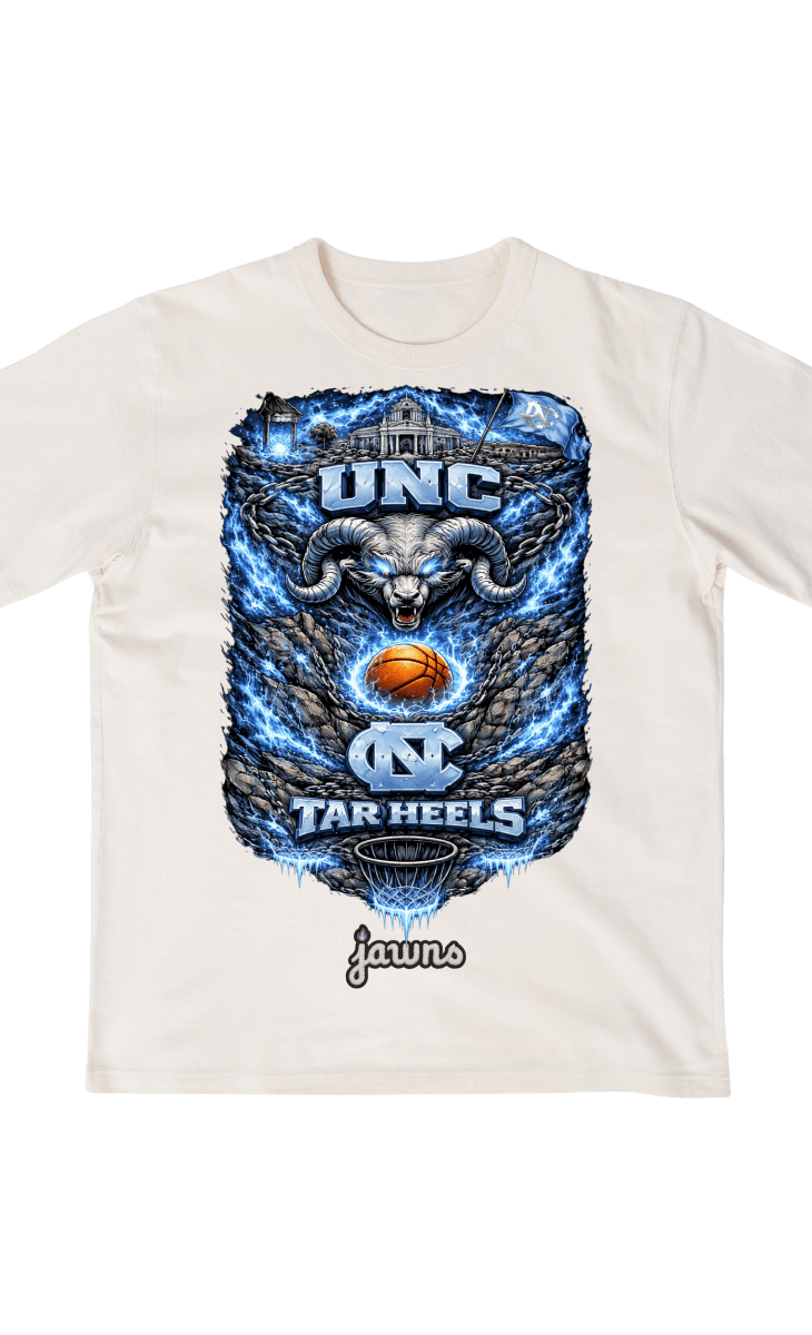 North Carolina Tar Heels Godspeed Streetwear Basketball Shirt No Skulls - T-Shirt - Jawns on Fire Sneakers & Shoes