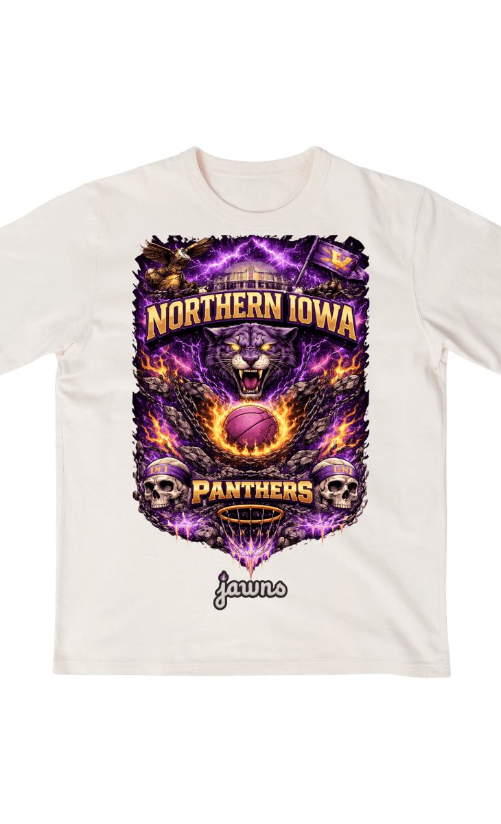 Northern Iowa Panthers Godspeed Streetwear Basketball Shirt - T-Shirt - Jawns on Fire Sneakers & Shoes