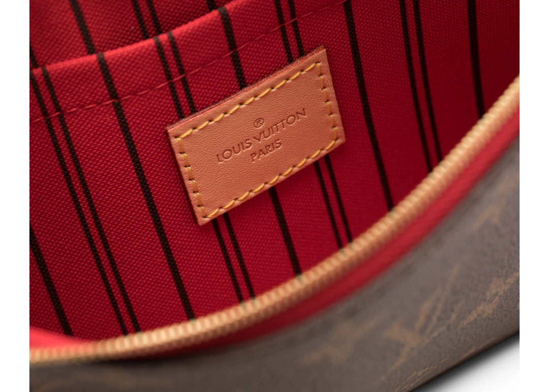 Louis Vuitton Pochette Monogram MM/GM Cerise (Orange) Lining