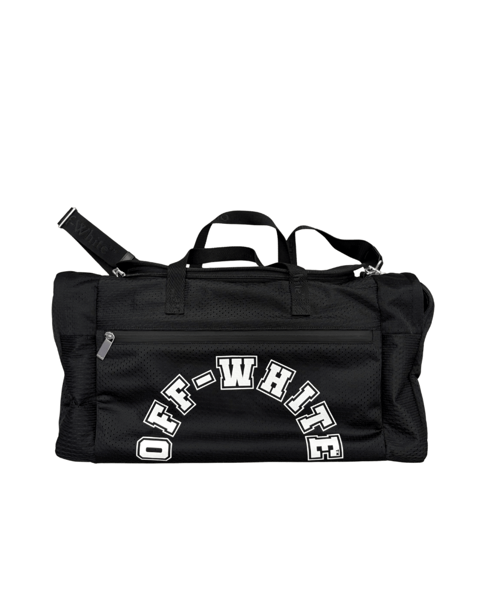Off-White Outdoor Hike Logo Printed Duffle Bag - Handbags - Jawns on Fire Sneakers & Shoes