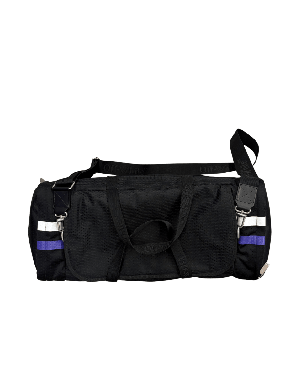 Off-White Outdoor Hike Logo Printed Duffle Bag - Handbags - Jawns on Fire Sneakers & Shoes