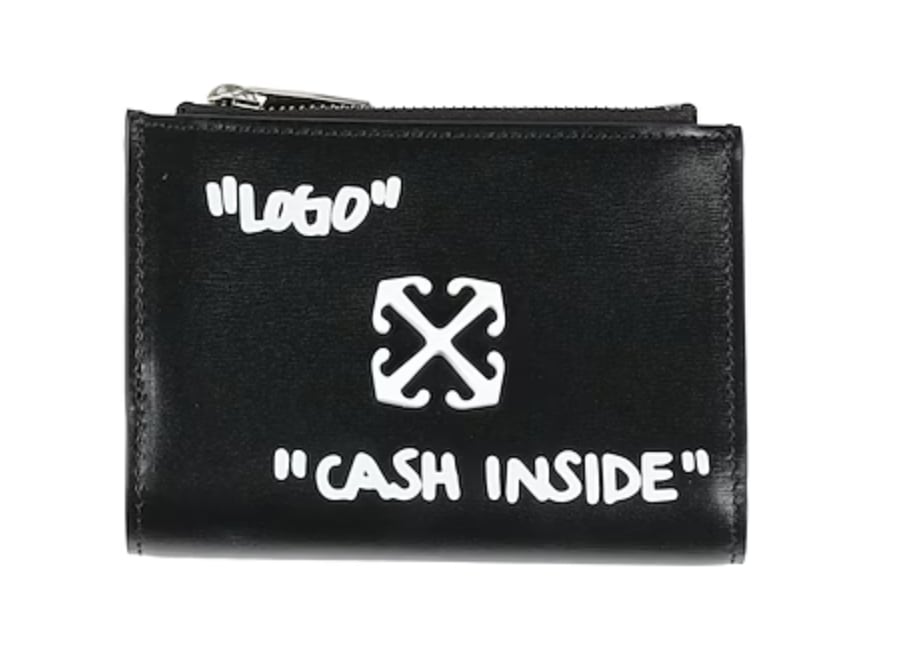 Off White Wallet "Cash Inside" - Handbags - Jawns on Fire Sneakers & Shoes