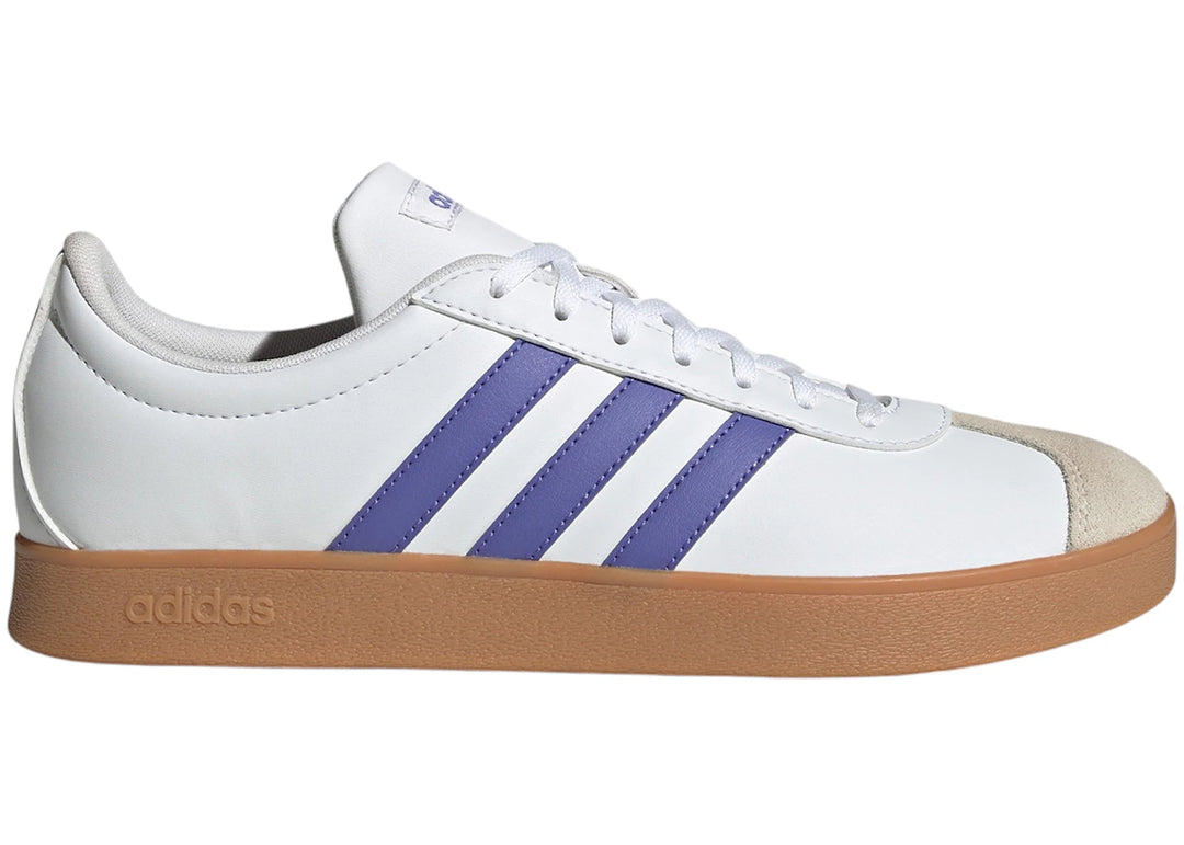 adidas VL Court Base Cloud White Cobalt Blue Alumina Men 6 New