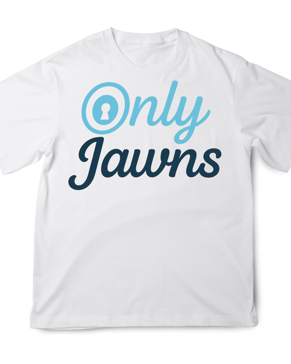 Only Jawns - Original Jawns - White T-Shirt - T-Shirt - Jawns on Fire Sneakers & Shoes