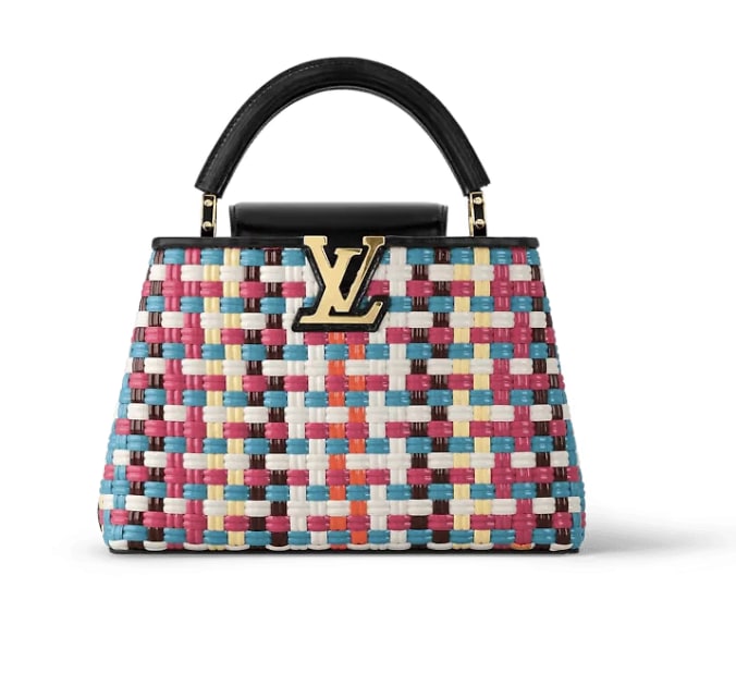 Louis Vuitton Capucines BB Patent Leather Top Handle Multi Color Bag M22270
