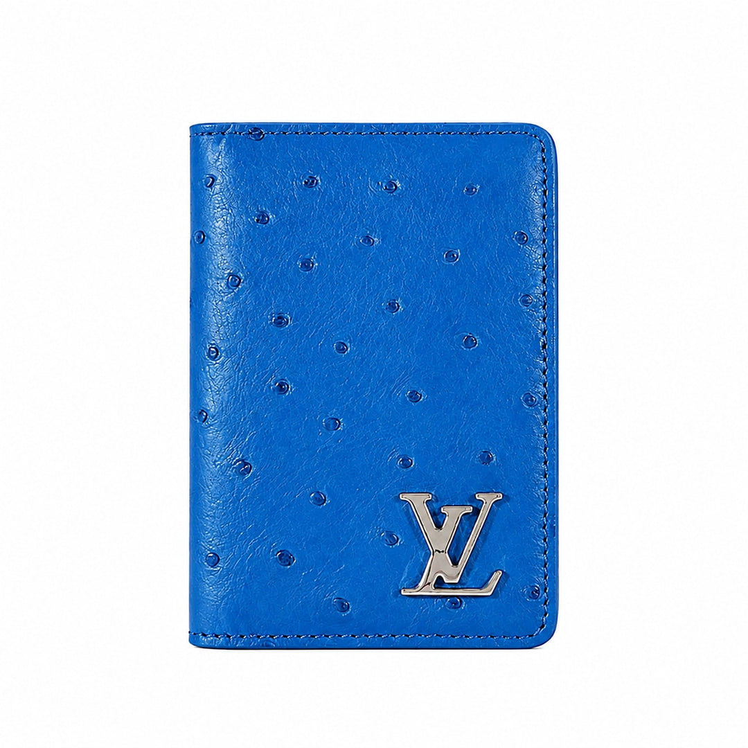 Louis Vuitton Ostrich Pocket Organizer Bleu