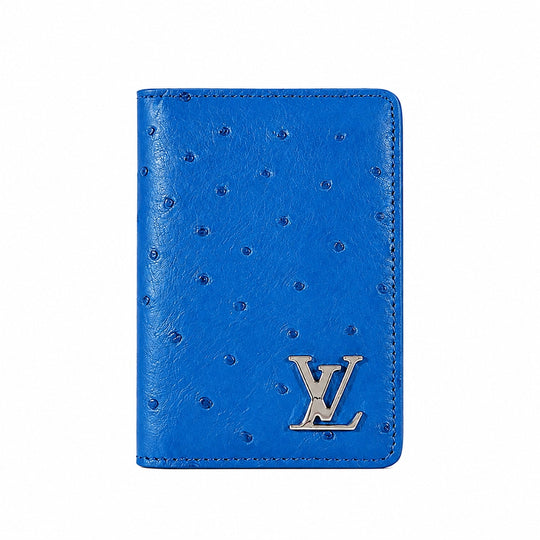 Louis Vuitton Ostrich Pocket Organizer Bleu