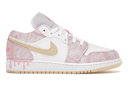 Jordan 1 Low Paint Drip GS 6.5 New
