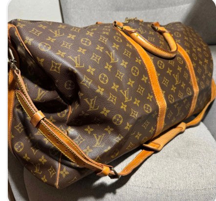 Louis Vuitton Monogram Keepall Bandolier 60