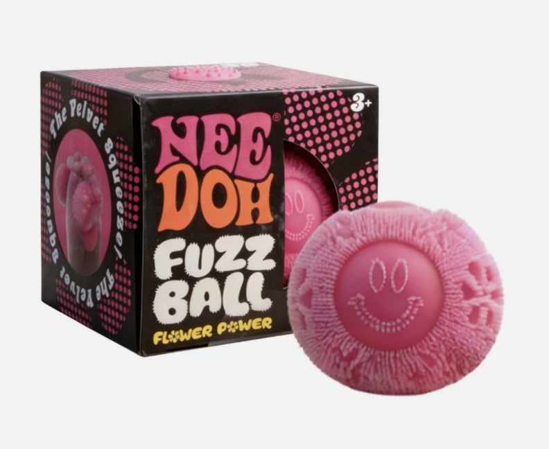 NeeDoh Super Fuzzball Fuzzy Stress Ball Sensory Squeeze Toy - Assorted Colors
