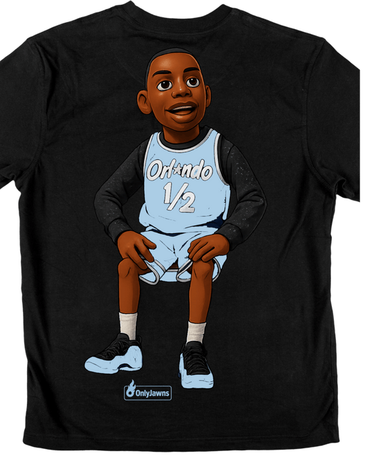Penny Doll Foam Posite Physic Blue - Original Jawns - Black T-Shirt - T-Shirt - Jawns on Fire Sneakers & Shoes