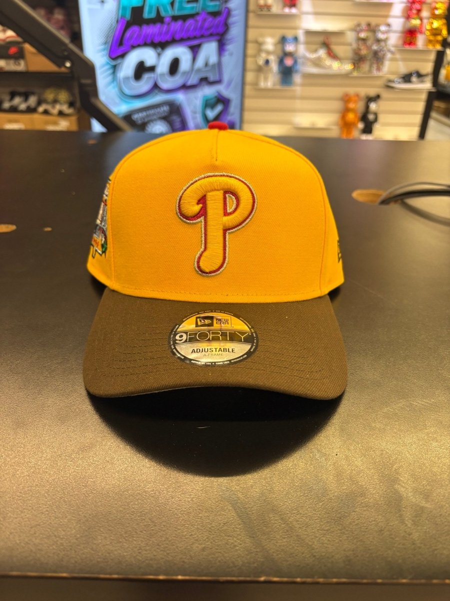 Philadelphia Phillies Yellow Snapback Hat - Clothing Accessory - Jawns on Fire Sneakers &amp; Shoes