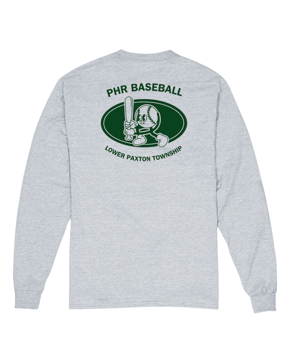 PHR Baseball Club Vintage Gear - Long Sleeve T-Shirt - Long Sleeve - Jawns on Fire Sneakers & Shoes