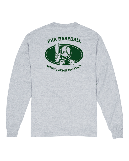 PHR Baseball Club Vintage Gear - Long Sleeve T-Shirt - Long Sleeve - Jawns on Fire Sneakers & Shoes