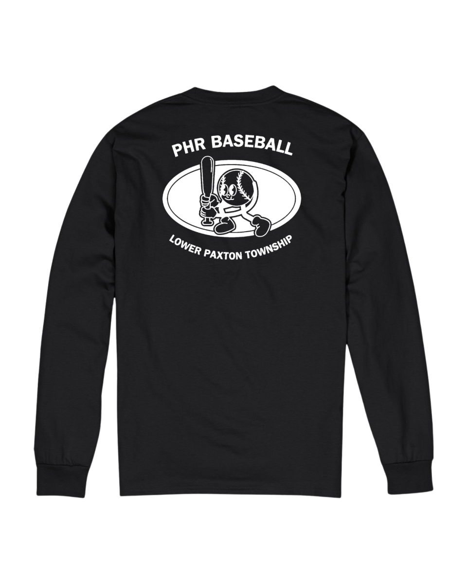 PHR Baseball Club Vintage Gear - Long Sleeve T-Shirt - Long Sleeve - Jawns on Fire Sneakers & Shoes
