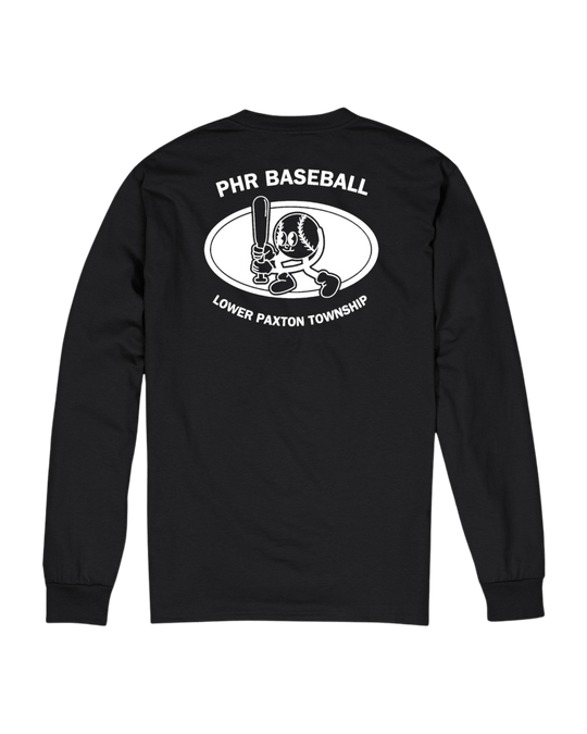 PHR Baseball Club Vintage Gear - Long Sleeve T-Shirt - Long Sleeve - Jawns on Fire Sneakers & Shoes