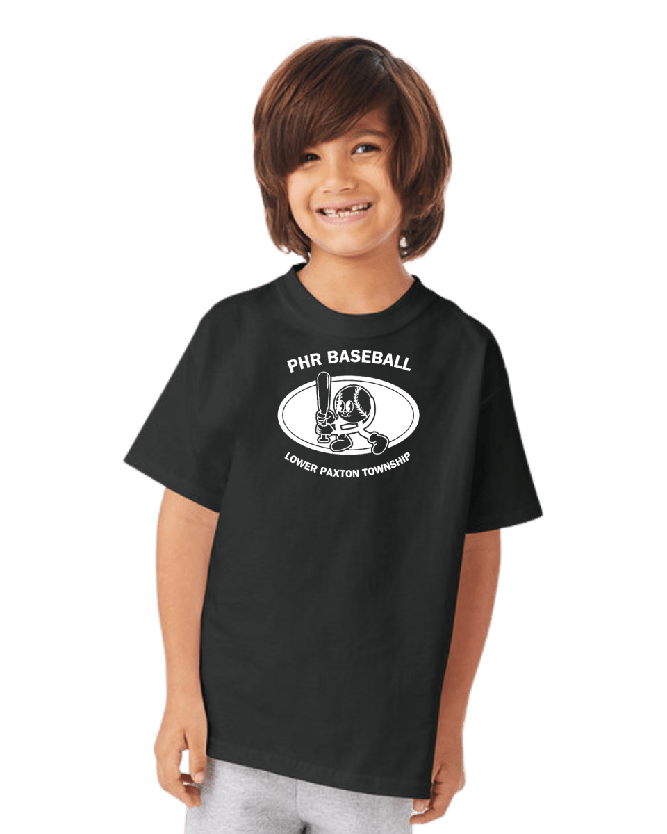 PHR Baseball Club Vintage Gear - T-Shirt - Kids - Short Sleeve - Jawns on Fire Sneakers & Shoes