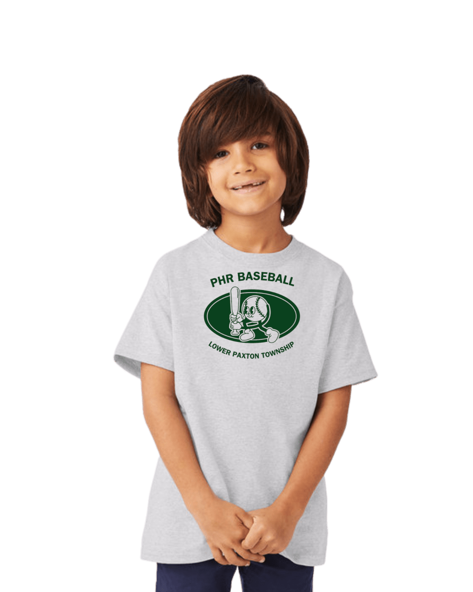 PHR Baseball Club Vintage Gear - T-Shirt - Kids - Short Sleeve - Jawns on Fire Sneakers & Shoes