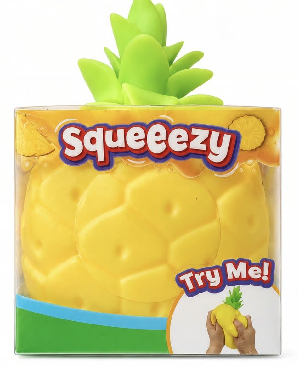 Pineapple Squeezy Toy Stress Relief - Sensory Toys - Jawns on Fire Sneakers & Shoes