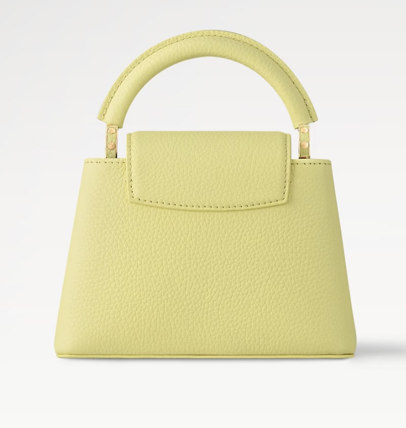 Louis Vuitton Capucines Mini Taurillon Leather Handbag Sun Beam M25232