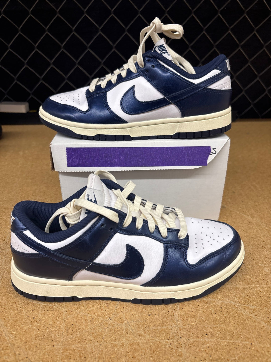 Nike Dunk Low PRM Vintage Navy (Women 7.5) Used - No Box
