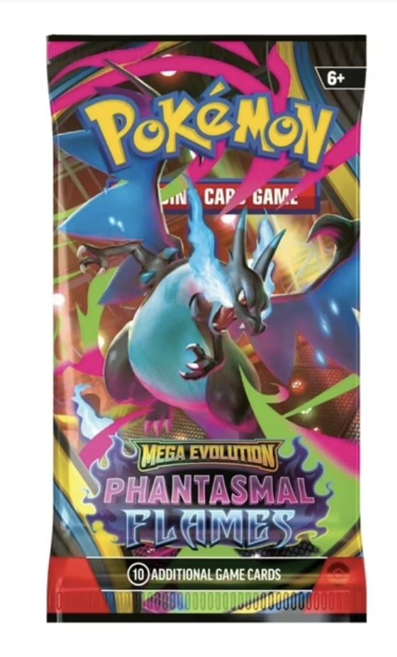 Pokémon ME2 Phantasmal Flames Booster Pack - Trading Cards - Jawns on Fire Sneakers & Shoes