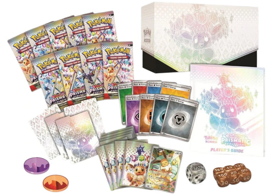 Pokémon Scarlet &amp; Violet Prismatic Evolutions Elite Trainer Box - Pokemon - Jawns on Fire Sneakers &amp; Shoes